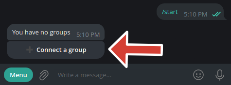 How to connect LaserBot to your Telegram group